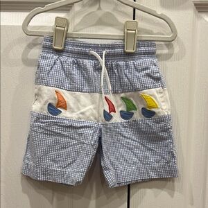 Florence Eiseman Sailboat Swim Trunks